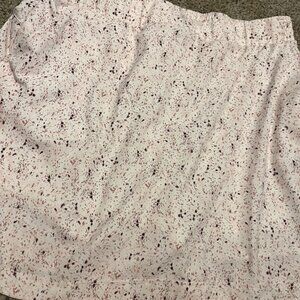 CALICO PINK PRINT SPORT SKIRT SZ L Pockets